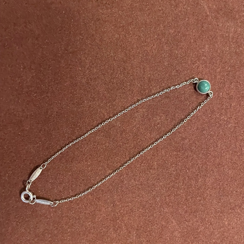 Tiffany&co sterling sliver turquoise bracelet